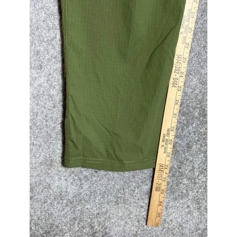 All In Motion Ripstop Pants Mens Size XL Green Stretch Drawstring Pockets UPF50+